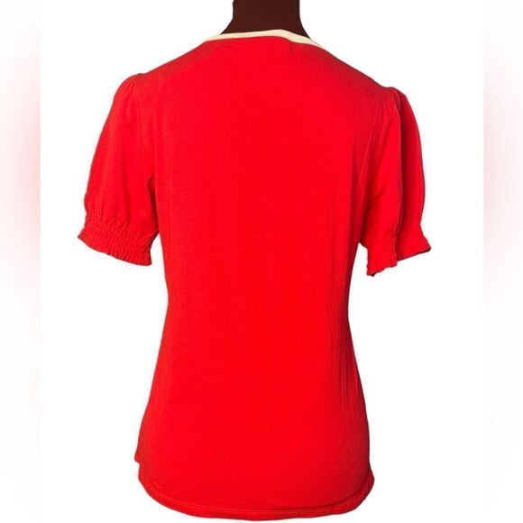 NWT Tommy Hilfiger Blouse Sleeved Tee (Small) - Picture 3 of 5